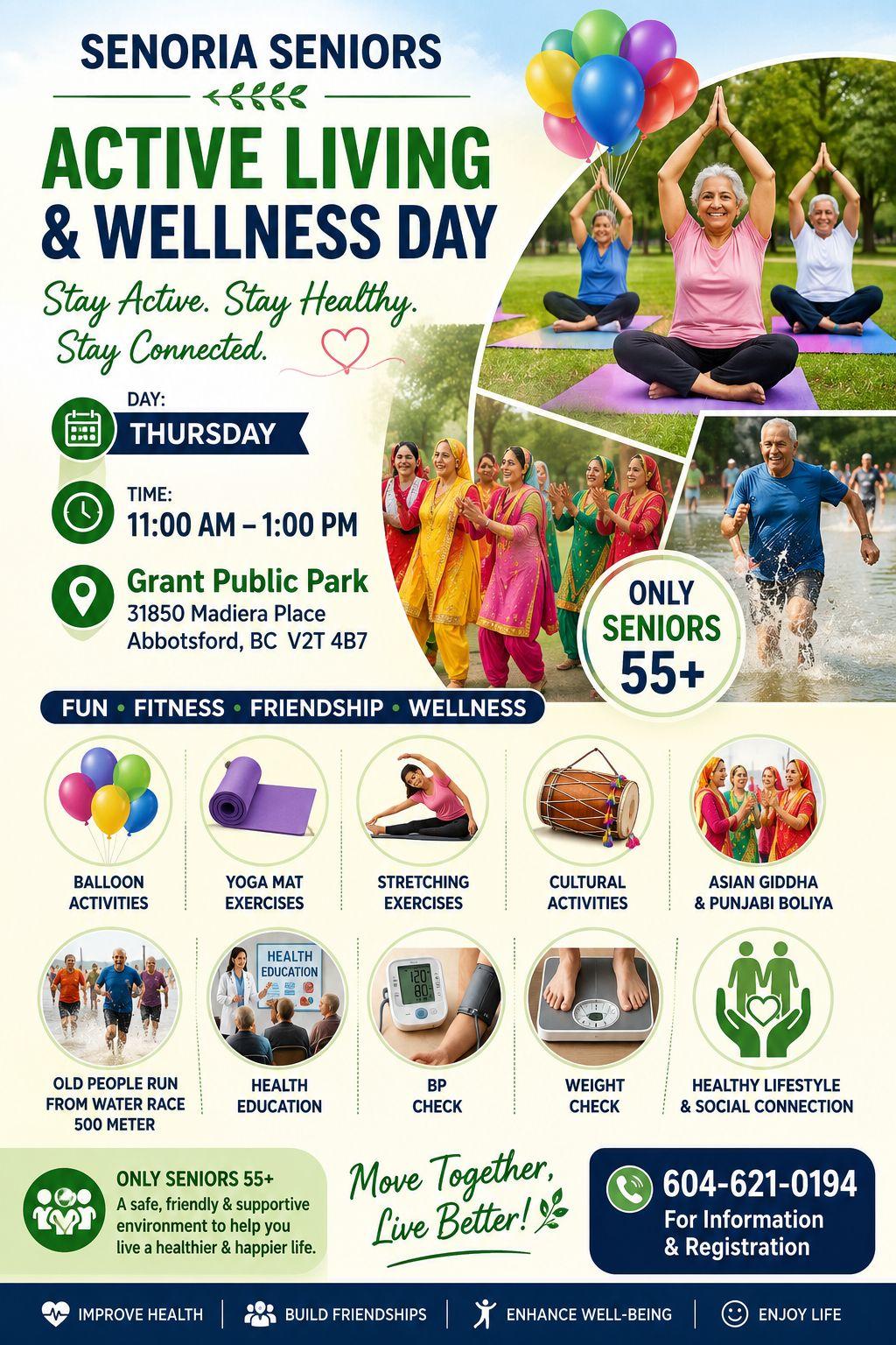 Active Living & Wellness Day poster